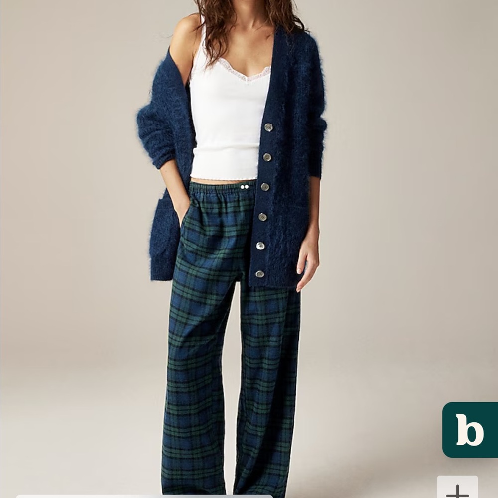 Jcrew flannel pajama bottom